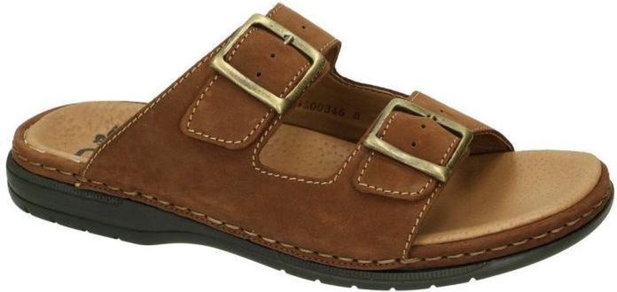 Rieker -Heren bruin pantoffels & slippers