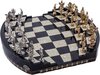 Afbeelding van het spelletje 3D Schaakspel - Schaakbord - Schaakset - Luxe uitgave - Compleet met stukken - Handgemaakte houten schaakbord - Schaken - Chess - 44,5 x 42 x 6 cm