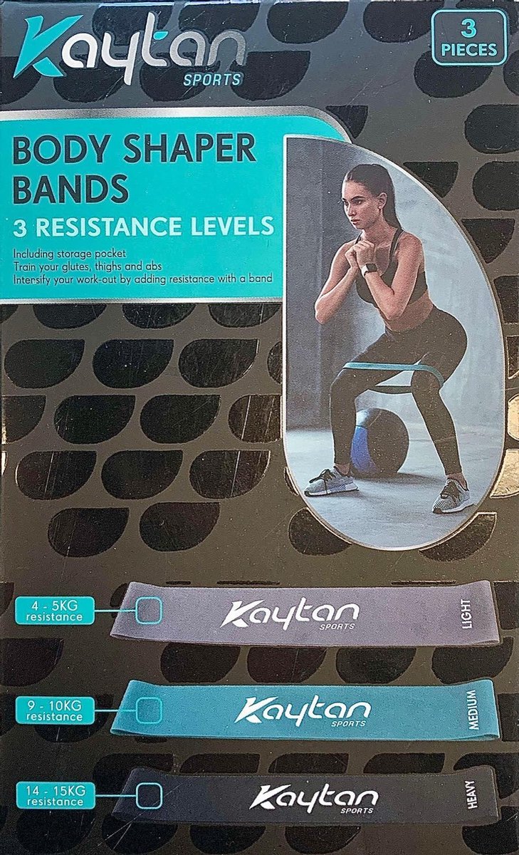resistance band - fitness elastiek - weerstandsbanden fitness - weerstandsbanden set -