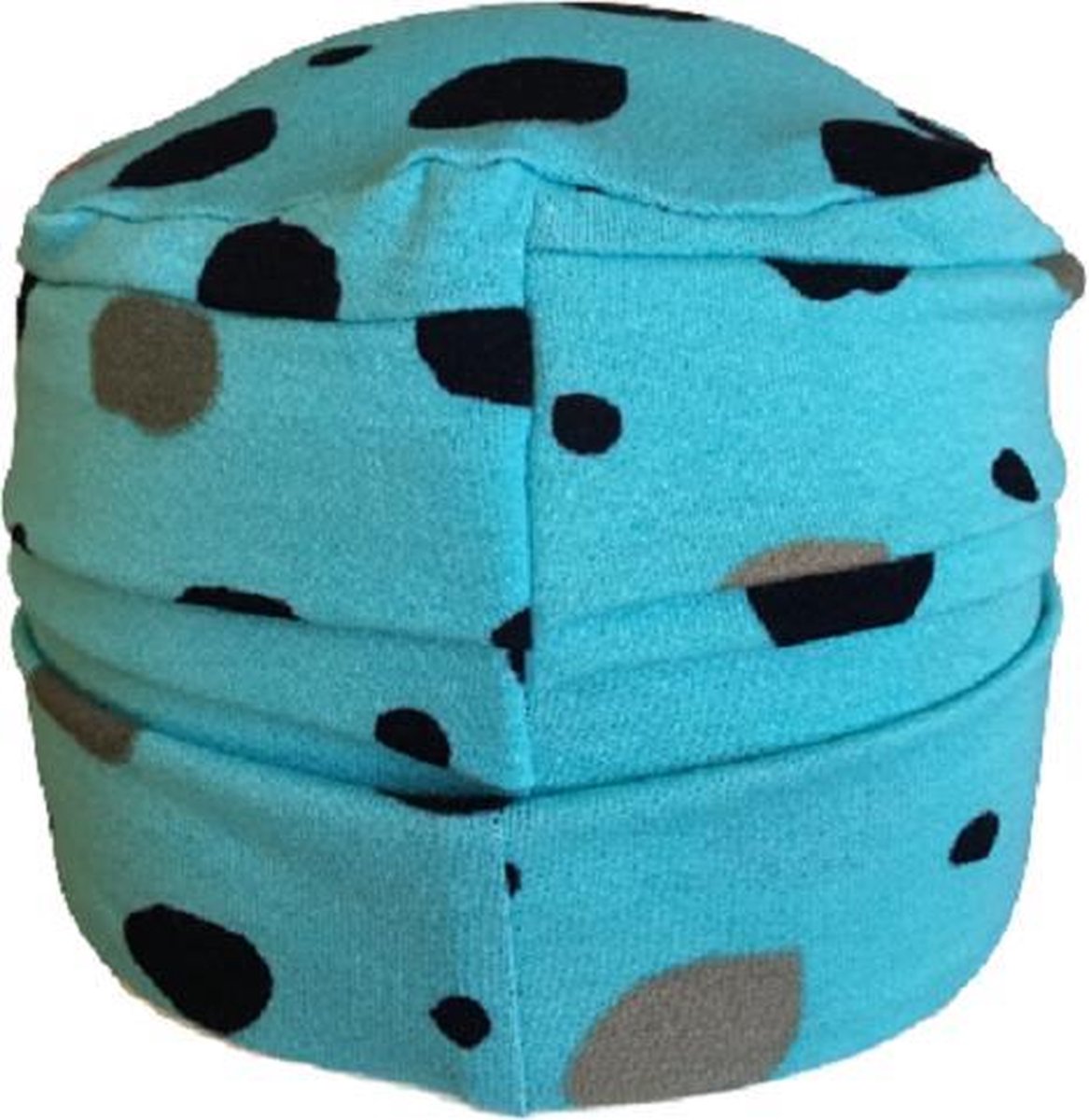 Softies Chemo Mutsje Kinderen Blauw Bollen 3572