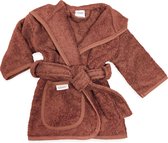 Gepersonaliseerde badjas copper | funnies badjas | badjas met naam | 1-2 jaar | 100% zuivere katoen, badstof | baby | na het zwemmen | na het douchen