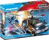 foto van PLAYMOBIL City Action Politiehelikopter: achtervolging van het vluchtvoertuig - 70575