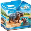 foto van PLAYMOBIL Family Fun Nijlpaard met baby - 70354