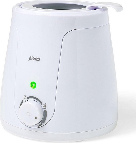 Alecto BW-70 - Flessenwarmer geschikt voor ieder flesje en potje - Snel en gemakkelijk in gebruik - Wit
