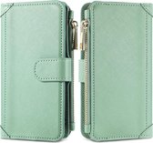 iMoshion Luxe Portemonnee iPhone 12, iPhone 12 Pro hoesje - Groen