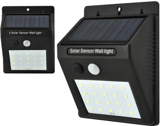 SAL COM Solar Motion Sensor Light - Solar wandlamp - Led verlichting  voordeur -led... | bol.com