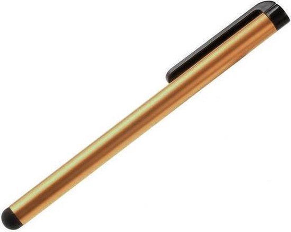 stylus pen goud - touchscreen pen - iPad pen - telefoon pen - aanraakgevoelig scherm - kleine pen - compact - stylus - stylus potlood - touchscreen potlood - tekenapp