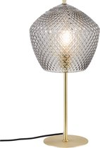 Nordlux Orbiform tafellamp | rookglas | 50 cm hoog | E27 | goud
