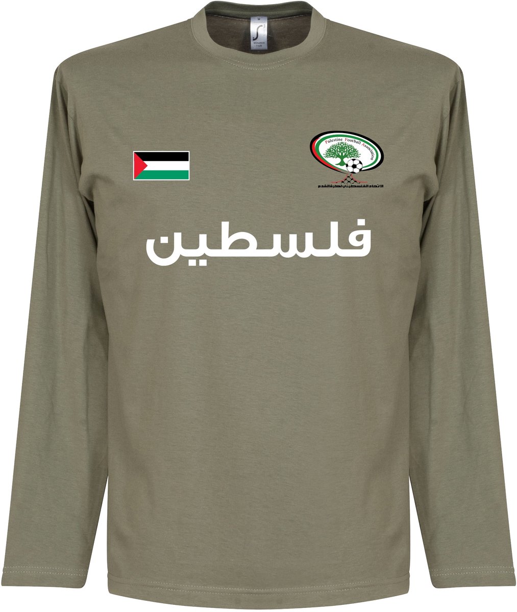 Palestina Football Longsleeve T-Shirt - XL