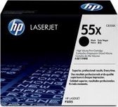 HP 55X - Tonercartridge Zwart