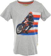 Stones and Bones Jongens Tshirt Russell Slide M.Grey - 116