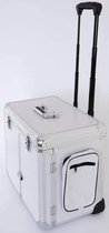 Pedicure koffer/trolley - Professional Pedicure Case - Wit Glitter