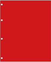 Hartberger Systeemblad SR - 10 stuks rode schutbladen - (240 x 300 mm) - insteekbladen voor de verzamelaar! - Systeembladen