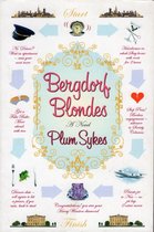 Boekomslag Bergdorf Blondes van Plum Sykes met illustraties van een bordspel, inclusief een diamanten ring.