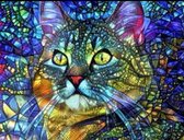 Diamond Painting Kleurrijke poezen