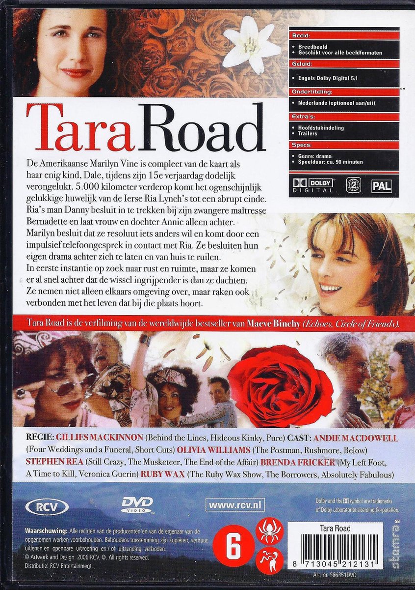 Speelfilm - Tara Road (Dvd), Olivia Williams | Dvd's | bol