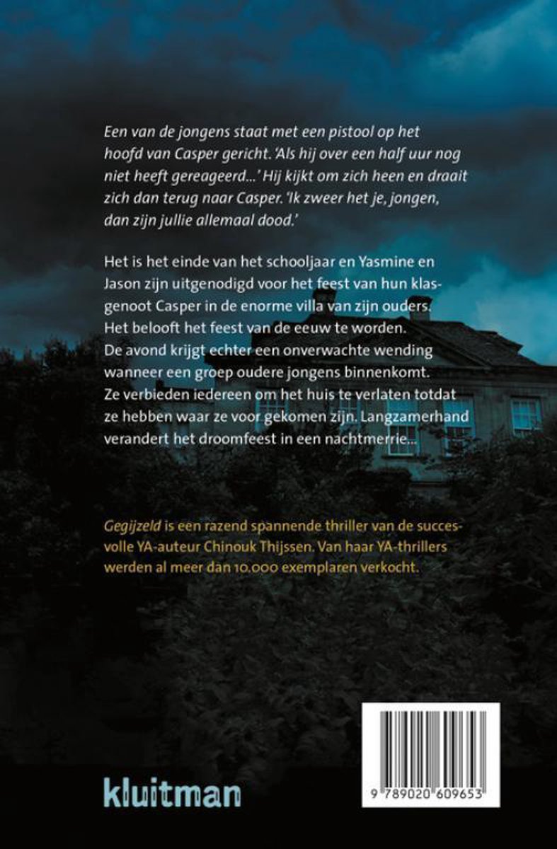 Gegijzeld - back cover