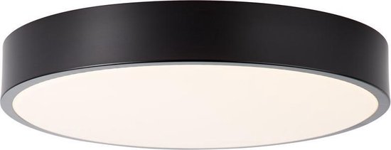 Brilliant Slimline - Plafondlamp - LED 13W - 3000K - Wit/Zwart