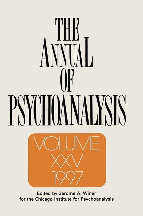 The Annual of Psychoanalysis, V. 25 - cover