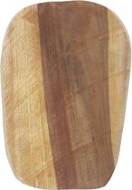 Decoratie plank BALTHAZAR - Bruin - Teak hout - L 23 x B 16 x H 2 cm