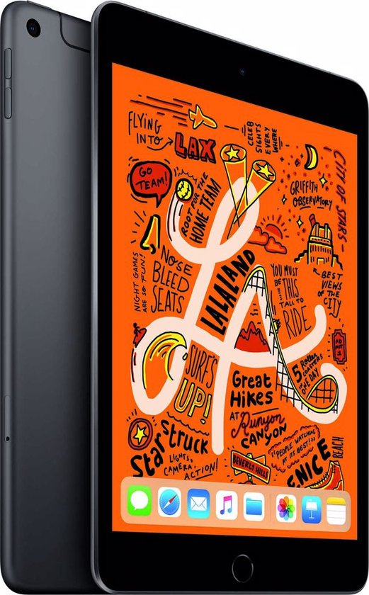 Apple iPad Mini (2019) - 7.9 inch - WiFi + 4G - 256GB - Spacegrijs - 5e generatie