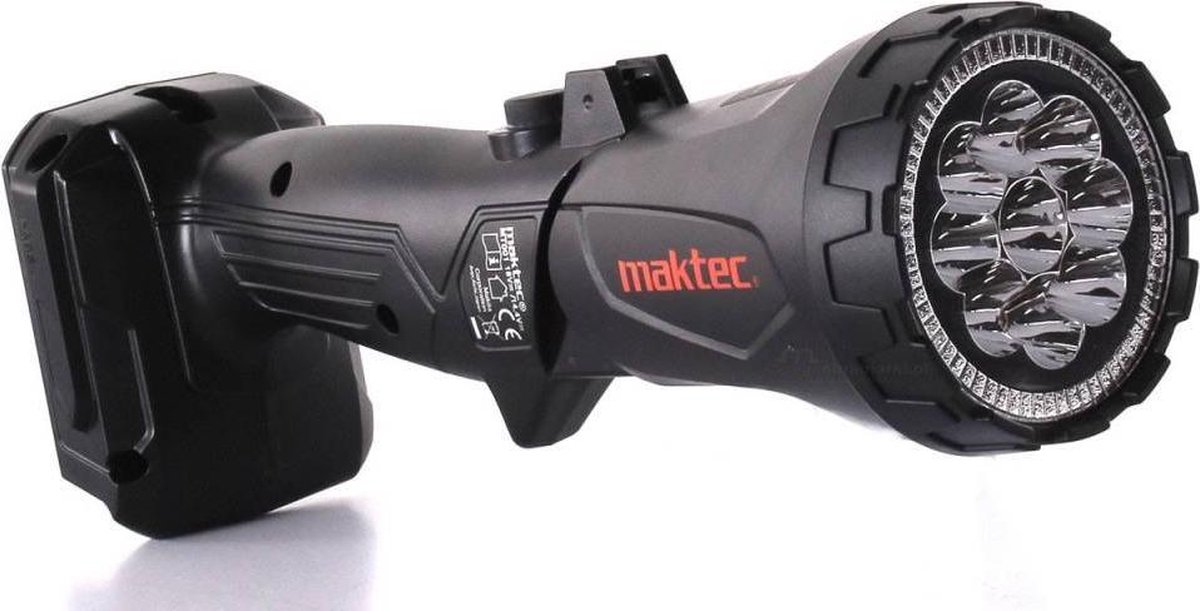 Maktec Led lamp op accu (body) - 4 standen - 700 lux