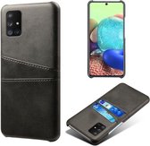 Shieldcase Vintage case met pashouder Samsung Galaxy M51 - zwart