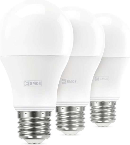 E27 LED Lamp Voordeelset van 3 Led Lampen 10,5W 1060 Lumen