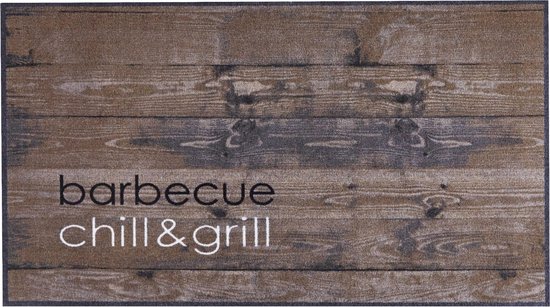 MD Entry - Tapis pour Barbecue - Chill & Grill - 67 x 120 cm