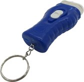 LED Zaklampje aan Sleutelhanger | 7 cm | Blauw