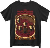 The Doors Mens Tshirt -L- Strange Days Vintage Poster Zwart