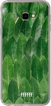 6F hoesje - geschikt voor Samsung Galaxy J4 Plus -  Transparant TPU Case - Green Scales #ffffff