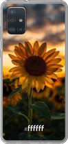 6F hoesje - geschikt voor Samsung Galaxy A52 - Transparant TPU Case - Sunset Sunflower #ffffff