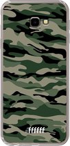 6F hoesje - geschikt voor Samsung Galaxy J4 Plus -  Transparant TPU Case - Woodland Camouflage #ffffff