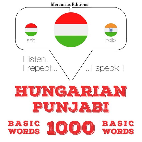 Magyar - pandzsábi: 1000 alapszó - cover