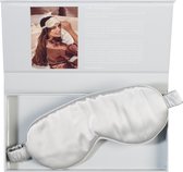 Beauty Pillow® Luxury Silk Mask - slaapmasker - 100% pure zijde - Silver