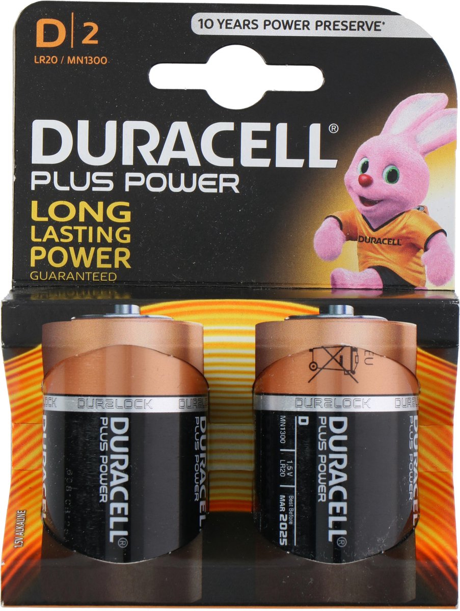 Duracell MN1300 Singleuse battery D Alkaline 1,5 V