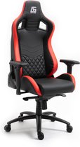 Alpha Gaming - E-Sports - Game stoel - Ergonomisch - Gaming stoel - Bureaustoel - Verstelbaar - Racing - Gaming Chair - Zwart / Rood