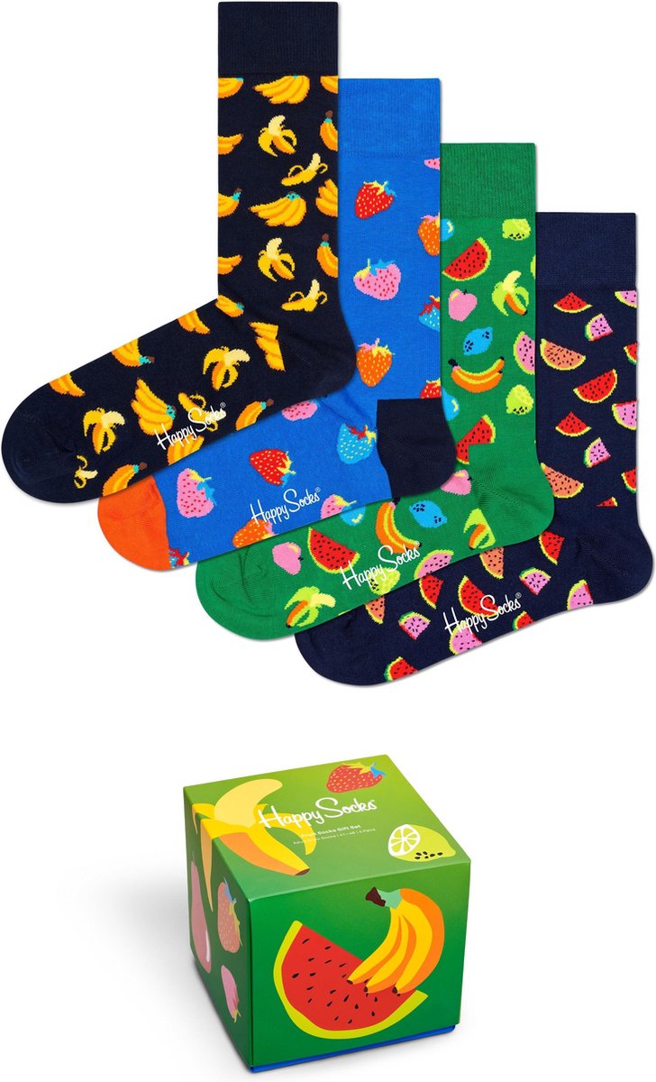 Happy Socks Fruit Giftbox 4P - Maat 36-40