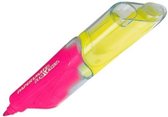 Papermate Duo Accent Markeerstift Roze / Geel