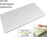 Hollands Comfort - Topmatras 160x210 Traagschuim 7cm dik - Topdekmatras Topper Nasa Visco