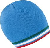Result Unisex Winter Essentials National Beanie Hat (Blauw / Groen / Wit / Rood)