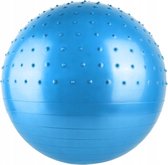 Fitnessbal Multifunctioneel 75cm – Massage Functie – Fitness Yoga en Fysiotherapie – Gymbal – Fascia Bal – Blauw