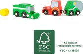 boerderij voertuigen - Set - Houten speelgoed vanaf 3 jaar