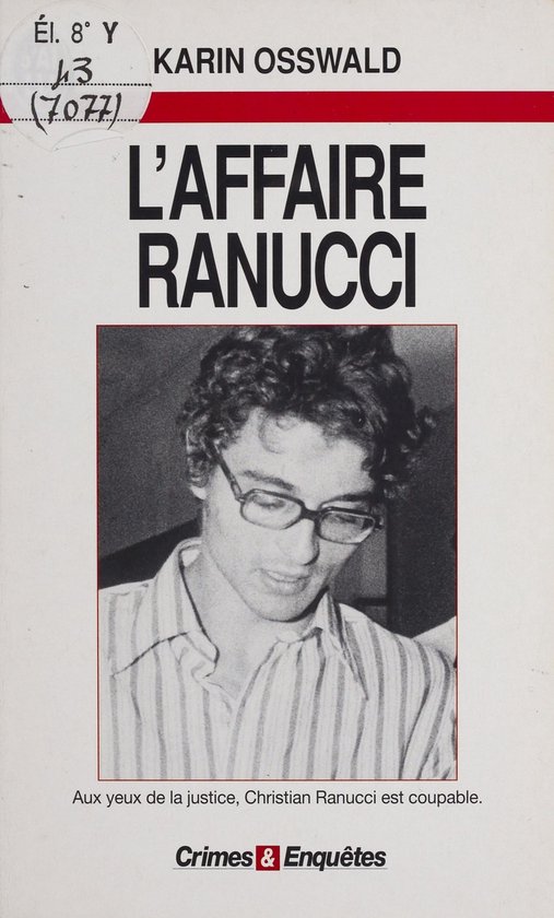 L'Affaire Ranucci - cover