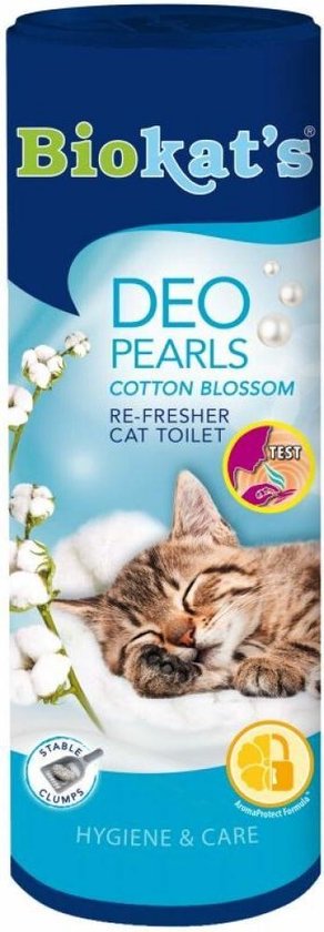 6x Biokat's Deo Pearls Cotton Blossom 700 gr