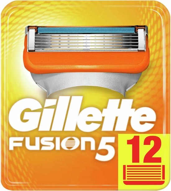 Gillette Fusion 5 Scheermesjes Mannen - 12 Stuks | bol.com