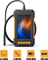 MyStand® - Inspectiecamera|Endoscoop met scherm|5 Meter|4.3 inch LCD scherm|1080P HD|IP67 Waterdicht|LED Verlichting