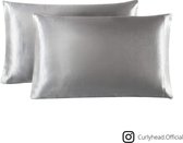 Moerbei zijden satijnen kussensloop | Mulberry silk satin pillowcase | Luxe gezichtsverzorging | Anti rimpel | Hypoallergeen | Anti-bacterieel | Vochtregulerend | Gezond & glanzend
