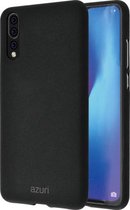 MH by Azuri flexible cover with sand texture - black - for Huawei P30